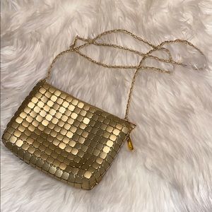Gold Tile Matte Evening Bag!